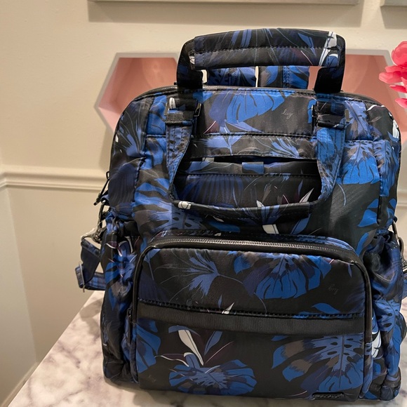Lug Blue and Black Floral Backpack main image 10